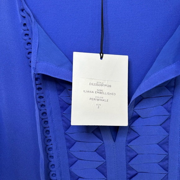 NWT DVF Diane von Furstenberg Silk Iliana Dress – Periwinkle Blue Size 2 - Picture 6 of 10
